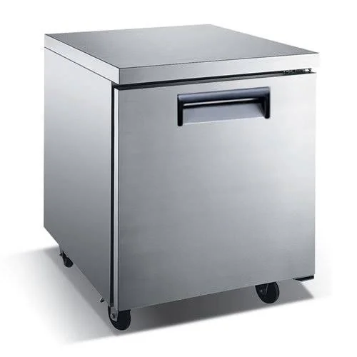 Undercounter Freezer 27x22 Double Door - 6 Cu ft Kitchen Monkey KMUCFZ-27