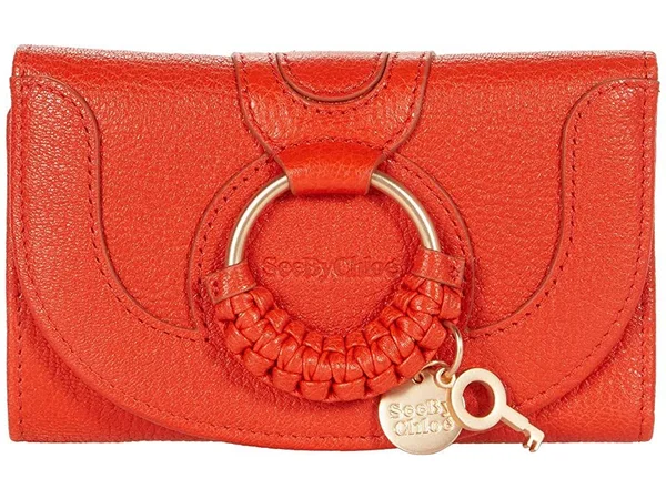 See by Chloe - Hana Compact Wallet, Women, Orange