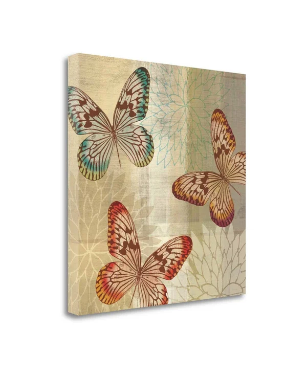 20x22 x 20x22 Tropical Butterflies II Giclee Print on Gallery Wrap Canvas