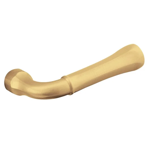 Baldwin 5113060MR Estate Pair of Levers Only Satin Brass and Brown