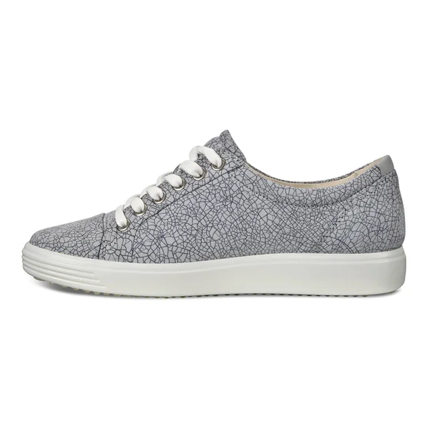 Ecco Women's Soft 7 Sneaker - Concrete, Magnet