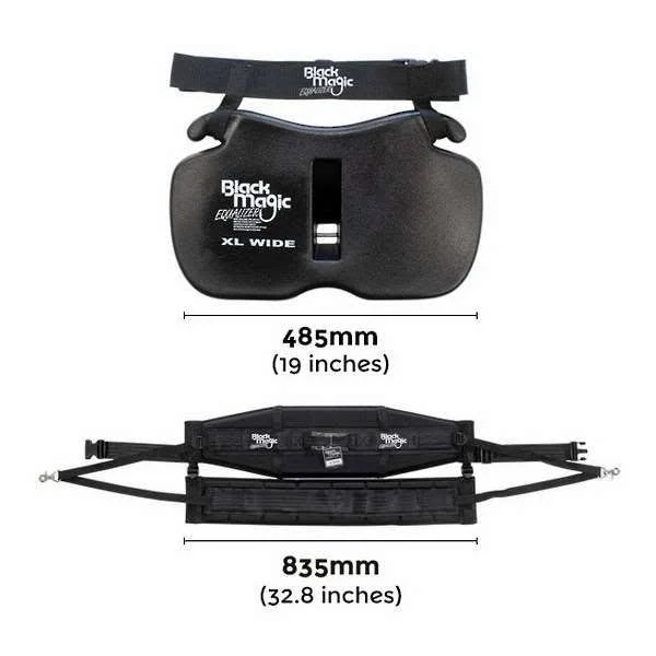 Black Magic Tackle Equalizer XL Wide Gimbal & Harness Set - GIMKITXL