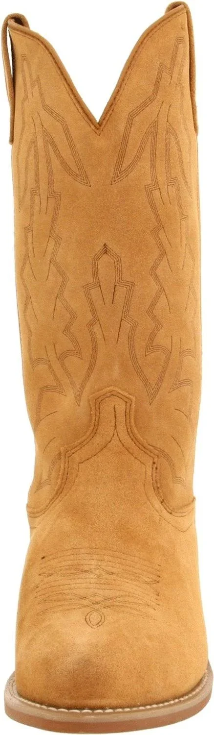 Laredo Men's Jacksonville Suede Western Boots - Natural