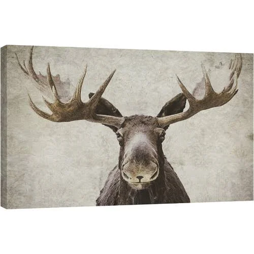 Ashton Wall D Cor Llc wildlife and Lodge &Elmer& Painting Print on Wrapped Canvas