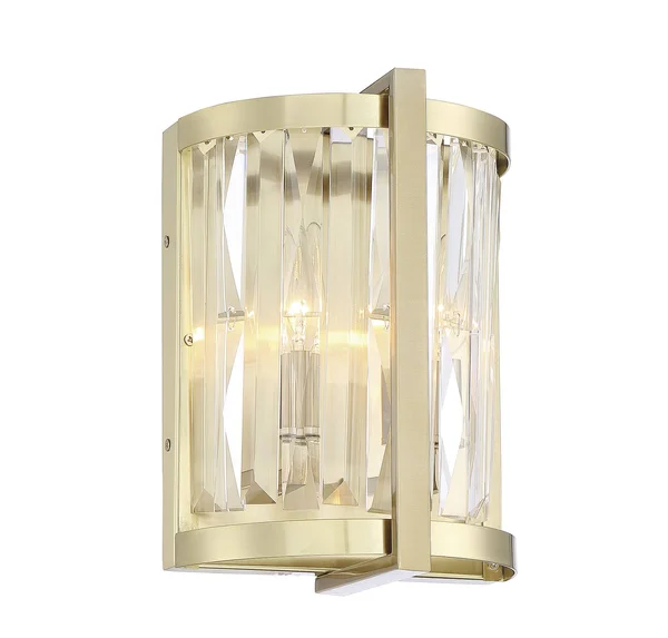 Savoy House-9-2143-2-127-Cologne - 2 Light Wall Sconce Noble Brass