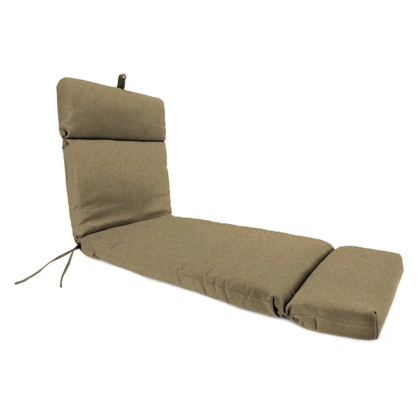 Sunbrella 22W x 72D in. Outdoor Chaise CUSHION - Linen Sesame