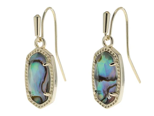 Lee Earring - Gold Abalone Shell