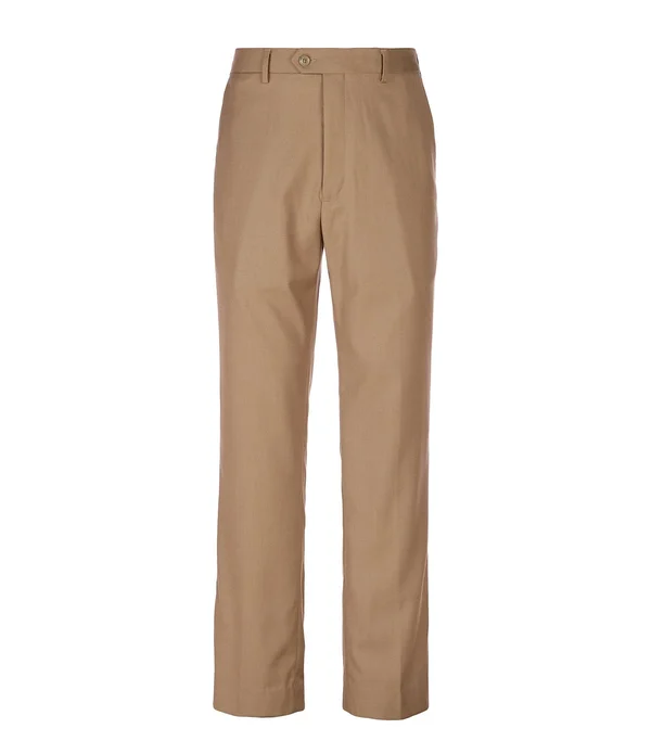 Roundtree Yorke TravelSmart Luxury Gabardine Ultimate Comfort Classic Fit Flat Front Non-Iron Dress Pants - 30 30