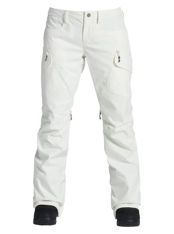 Burton Women's Gloria Insulated Pant, Stout White, L
