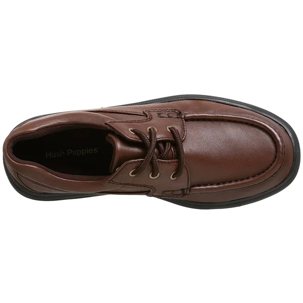 Hush Puppies Men's Gus Leather Shoes - Tan, 8