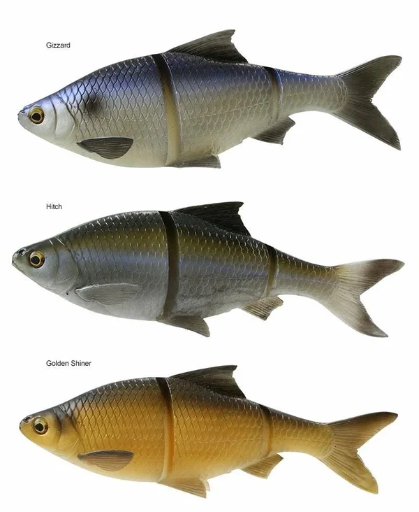 Savage Gear 3D Line Thru Gizzard Shad 7 inch Golden Shiner