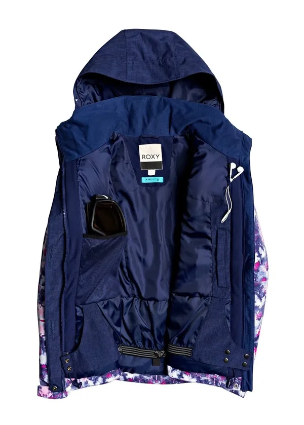 Women's Roxy Jetty Block Jacket 2020 - Medium Blue