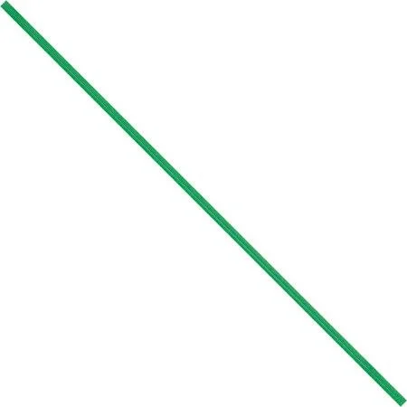 9 x 5/32 inch Green Paper Twist Ties - by, Size: One Size