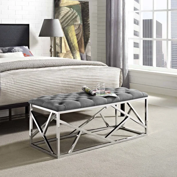 Modway Intersperse Bench (Sea Blue)