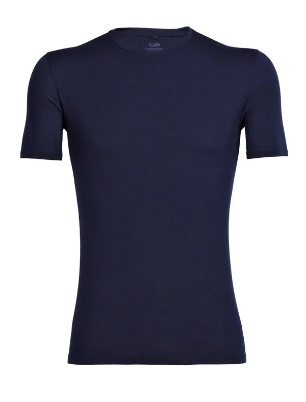 Icebreaker Anatomica Short Sleeve Crewe Men Midnight Navy S Men