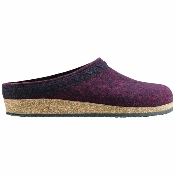 Stegmann Original Felt Clogs: Women's - Dark Magenta - Size 7