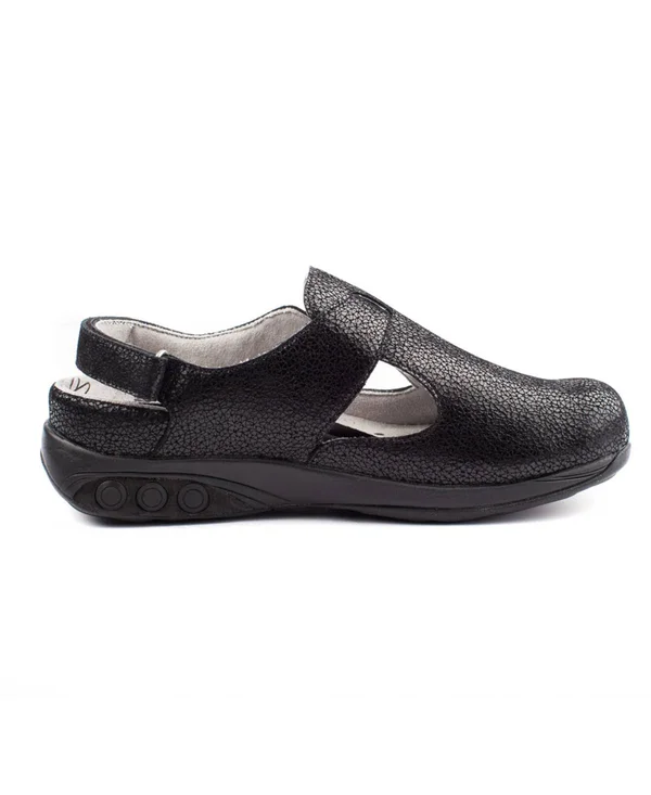 Therafit Women's Chloe Clog, Floral Leather