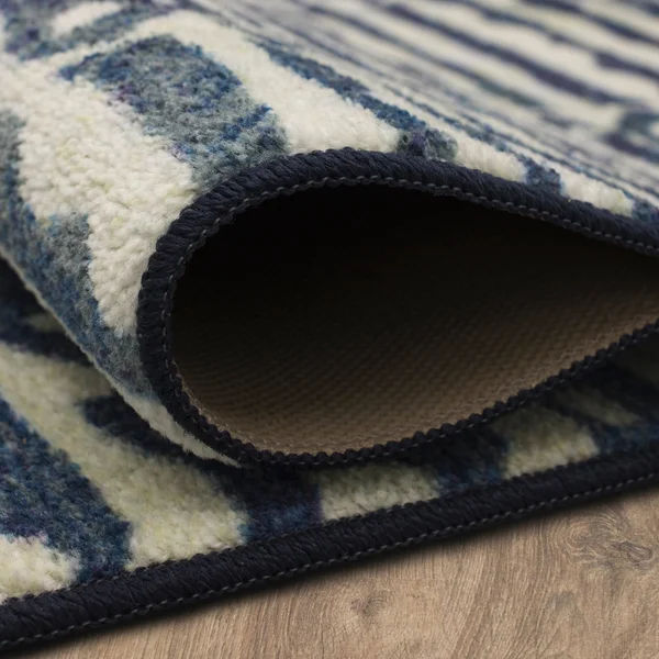 Mohawk Home Radley Navy 2 ft. x 3 ft. 4 in. Moroccan Area Rug - Blue