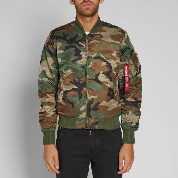 Alpha Industries MA-1 VF 59 Flight Jacket Woodland Camo