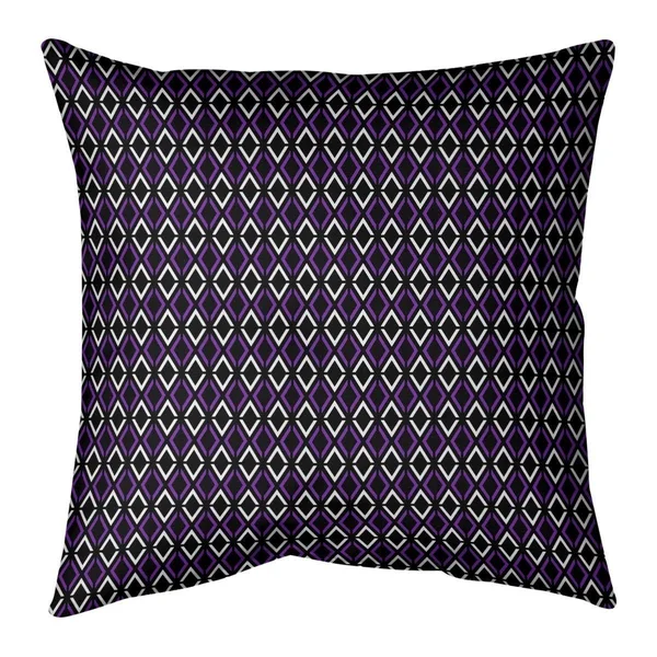 Porch & den Bloomfield Classic Arrow Diamonds Throw Pillow - 16 x 16 - Pink - Linen