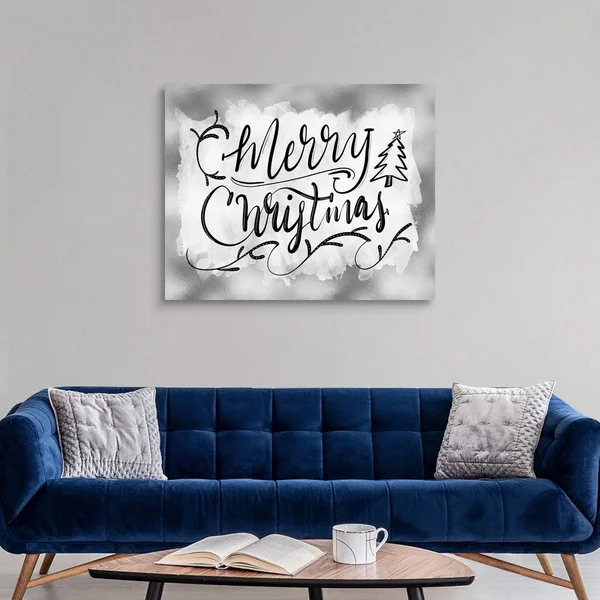 Merry Christmas, Canvas Wall Art, 45x36, Great Big Canvas