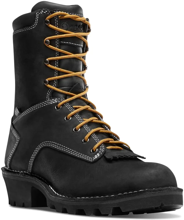 Danner Men's Logger 8x22 Work Boot - Black