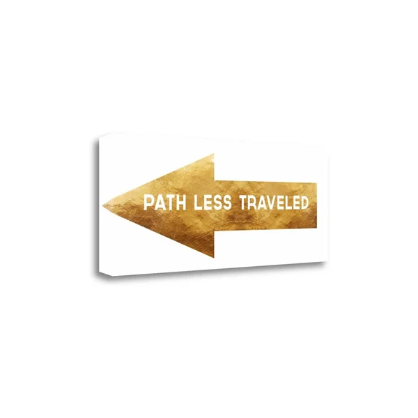Tangletown Fine Art Path Less Traveled by Linda Woods - Giclee Print on Gallery Wrap Canvas, 32x13x22