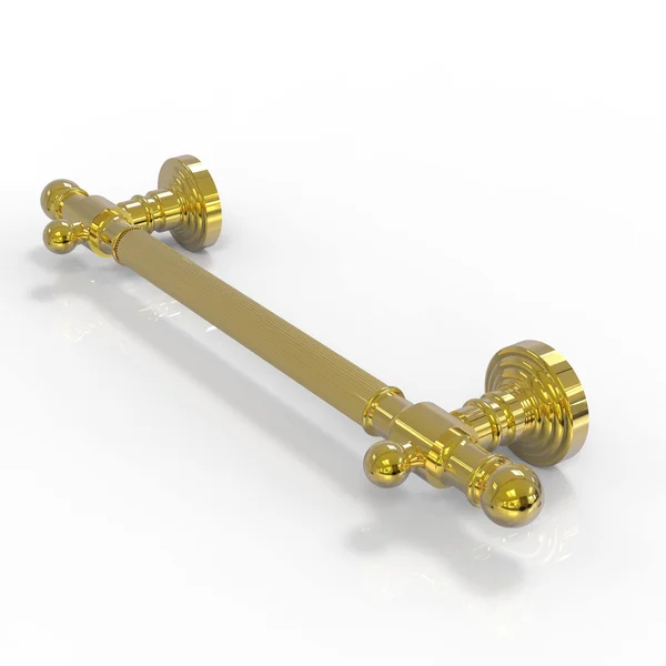 Allied Brass 36-Inch Grab Bar Reeded In Unlacquered Brass