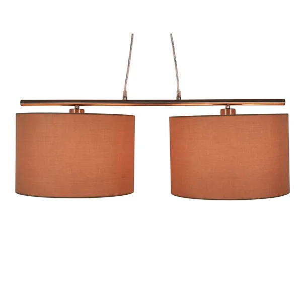 Kloss Two Drum Shade Pendant, 63 x 31.5 x 13.78 in