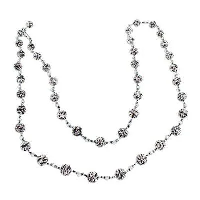 5' Bead Novelty Garland The Holiday Aisle Color: Silver