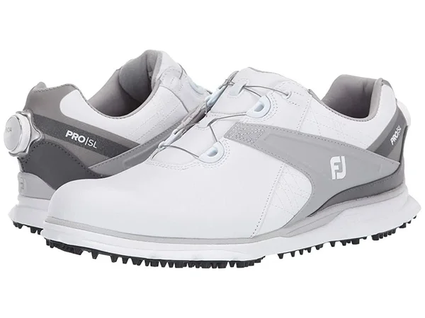 FootJoy Mens Pro/SL Boa Golf Shoes, Men's, Size: 12, White