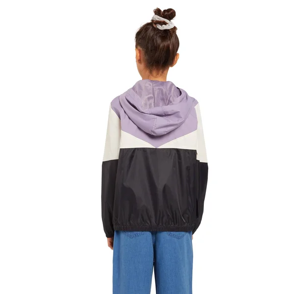 Volcom Girls Wind Stoned Windbreaker Jacket - Zine Purple - XL