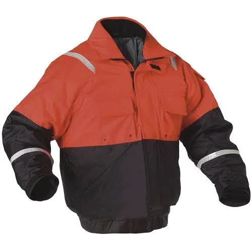 Stearns Powerboat Bomber Style Flotation Jacket - X-Large - Orange/Black