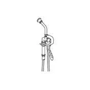 American Standard 7866.115.002 Bedpan Cleanser with Wall Nozzle Polished Chrome