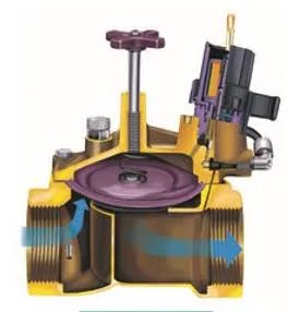 Rain Bird - 200EFBCP 24 VAC 2x22 Electric Brass Irrigation Valve