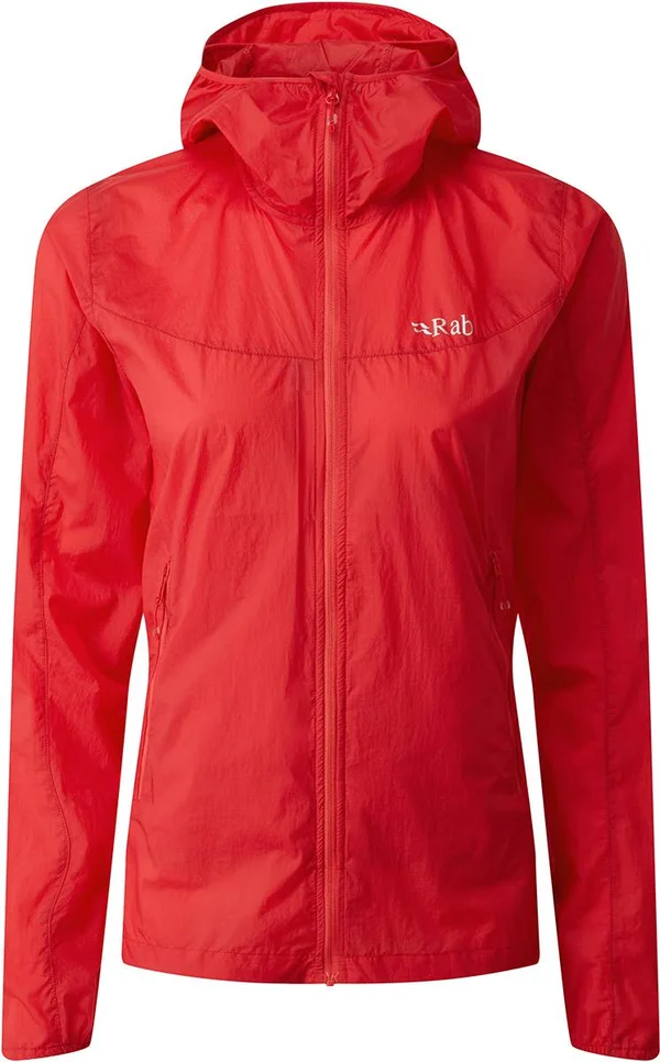 RAB Womens Vital Windshell Hoody Geranium