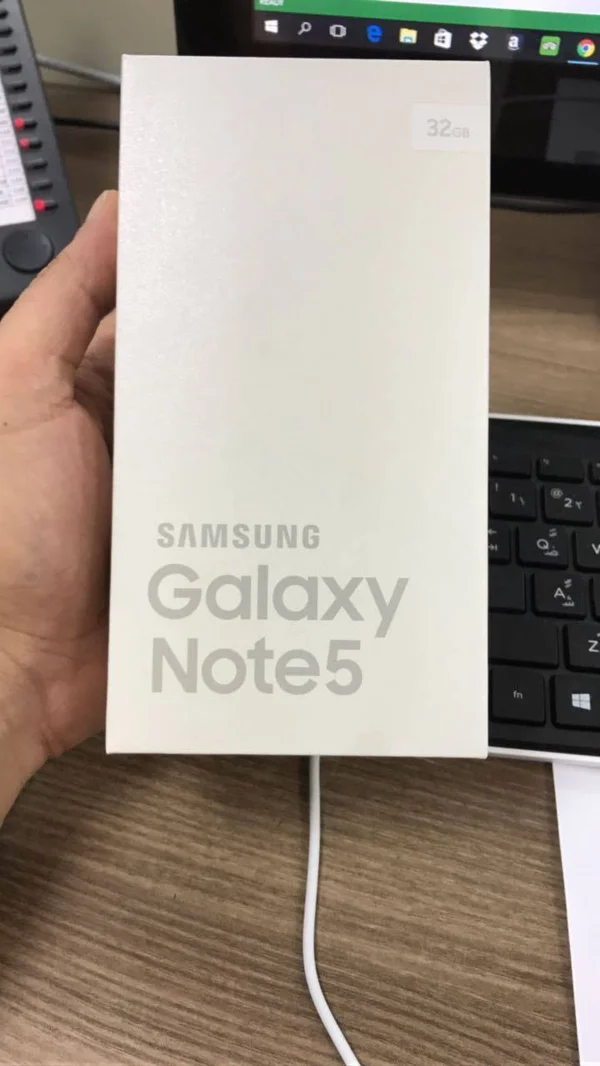 Samsung Galaxy Note 5 (2015) N9200 DS 32GB/4GB 5.7x22 GSM Factory Unlocked - White Pearl