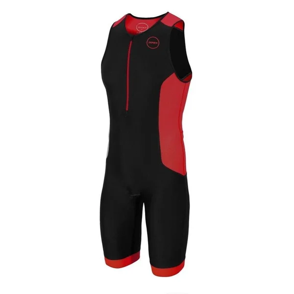 Zone3 Men's AquaFlo Plus Tri Suit - 2020 - M - Black/Red