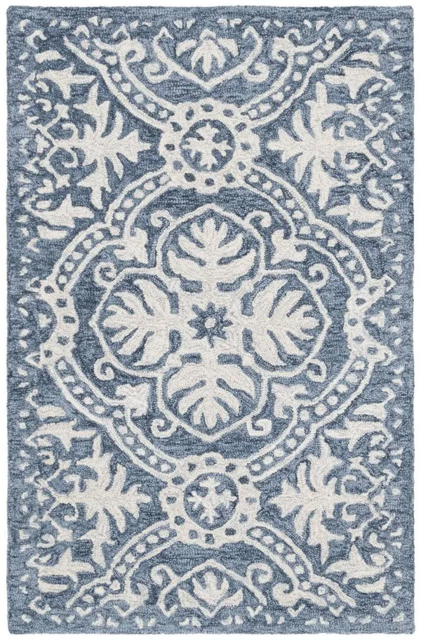 Safavieh Clearance Micro-Loop Mlp606M Blue Rug