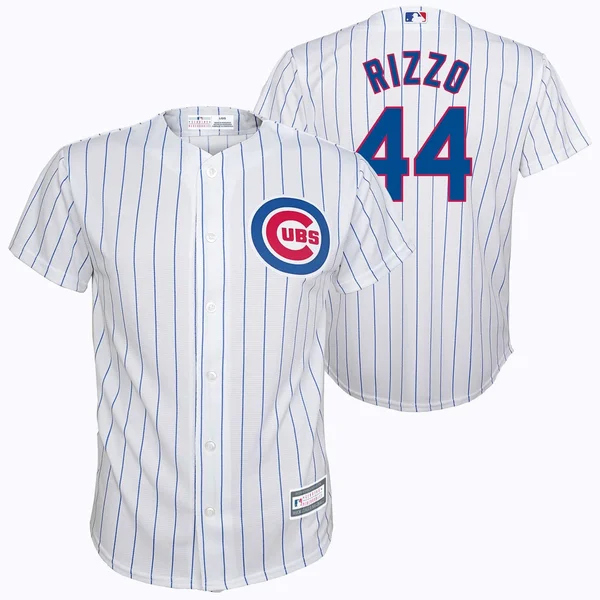 Anthony Rizzo Majestic Chicago Cubs Youth Home Jersey (White) Small