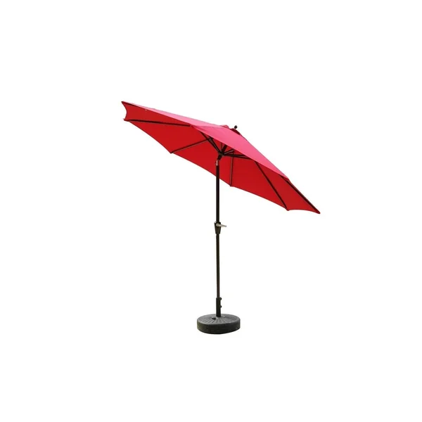 Bellini Home and Gardens 9 ft. Market Umbrella with Windvent and Auto Tilt, Blue