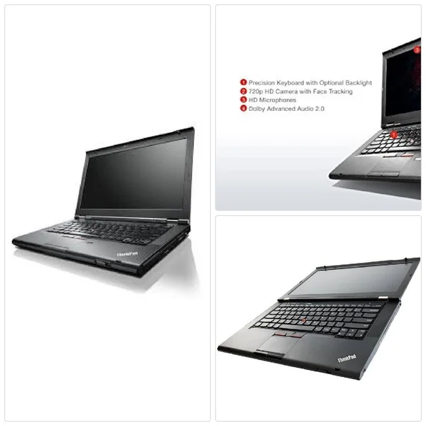 Lenovo ThinkPad T430 Business Laptop Computer Intel i5-3320M Up TP 3.3GHz, 8GB Ddr3, 128GB Ssd, 14in HD LED-backlit Display, DVD