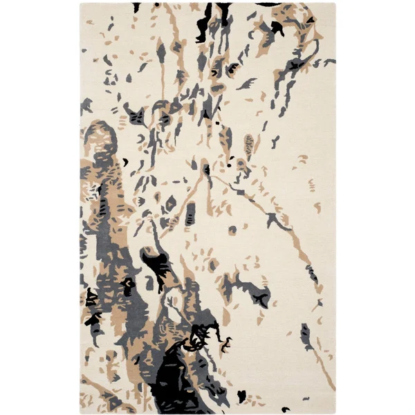 Safavieh Bella BEL117A 2&3x22 x 9&0x22 Runner Ivory, Grey Area Rug