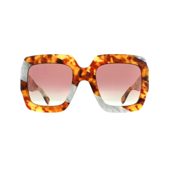 Gucci GG0178S 008 Havana Square Sunglasses