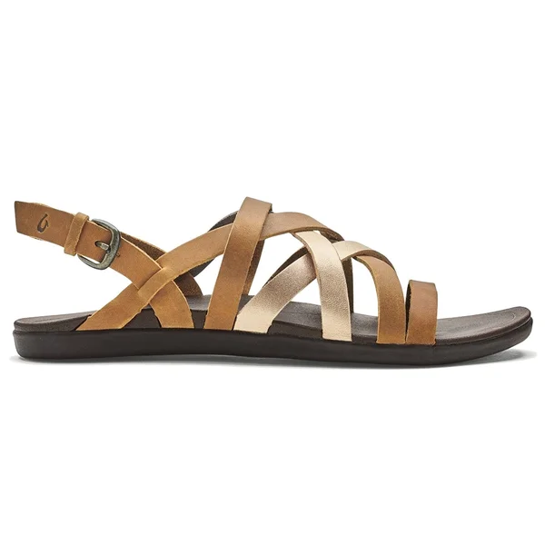 Olukai Women's &Awe &Awe Sandal Sahara/Bubbly 10