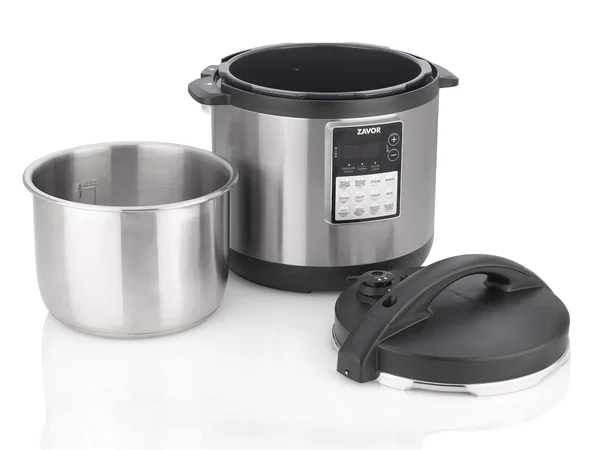 Zavor Lux Edge 8-Qt. Cooker with Cookbook, Silver