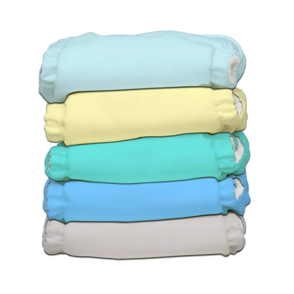 Charlie Banana Reusable Cloth Diapers, 5 Count My First Diaper Pastel, Size: One Size
