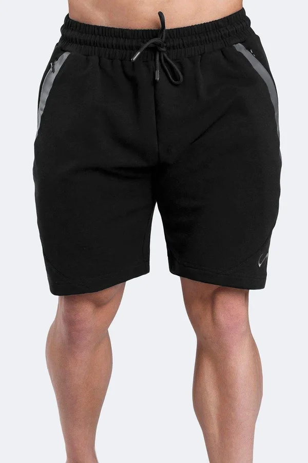 TLF Iron Shorts – Black - Mens Athletic Shorts Gym Shorts Black, 2XL
