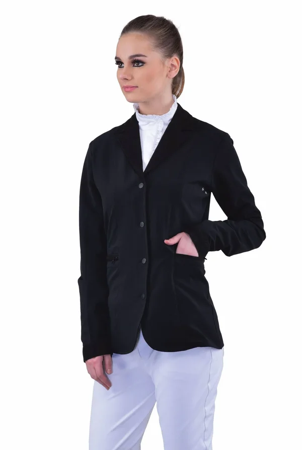 Equine Couture Ladies Oslo Show Coat - L - Black