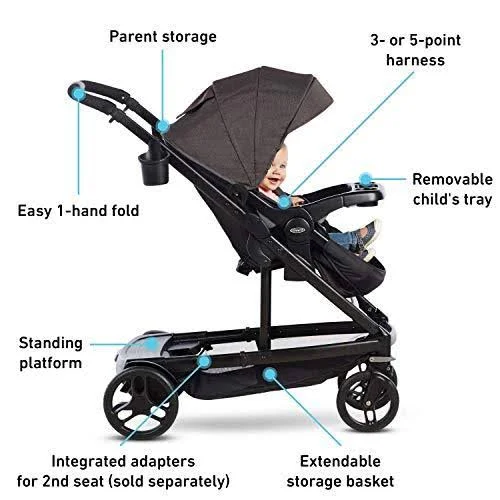 Graco Uno2Duo Single Stroller - Bryant